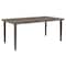 Armen Living Silvana 7 Piece Gray Aluminum Outdoor Dining Set with Gray Fabric 840254332942 - alternate 2